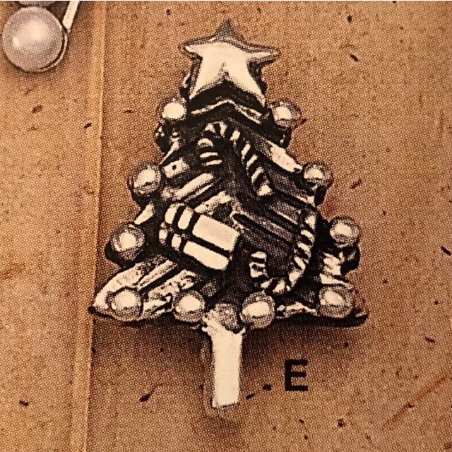 Rare Silpada Sterling Silver Christmas Tree Pin/Brooch I0846
